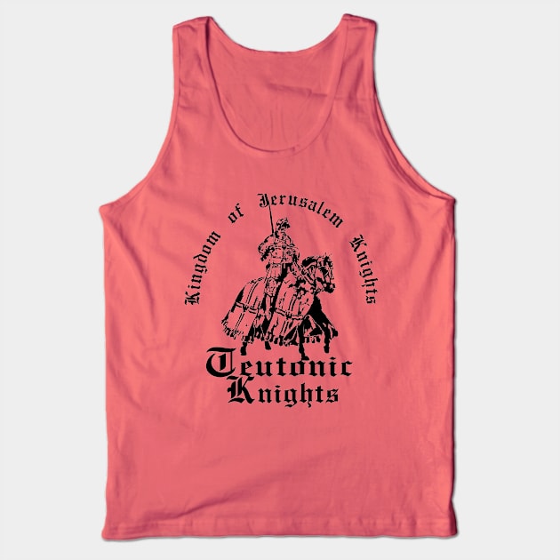 Teutonic Knights Jerusalem Knights Tank Top by comancha